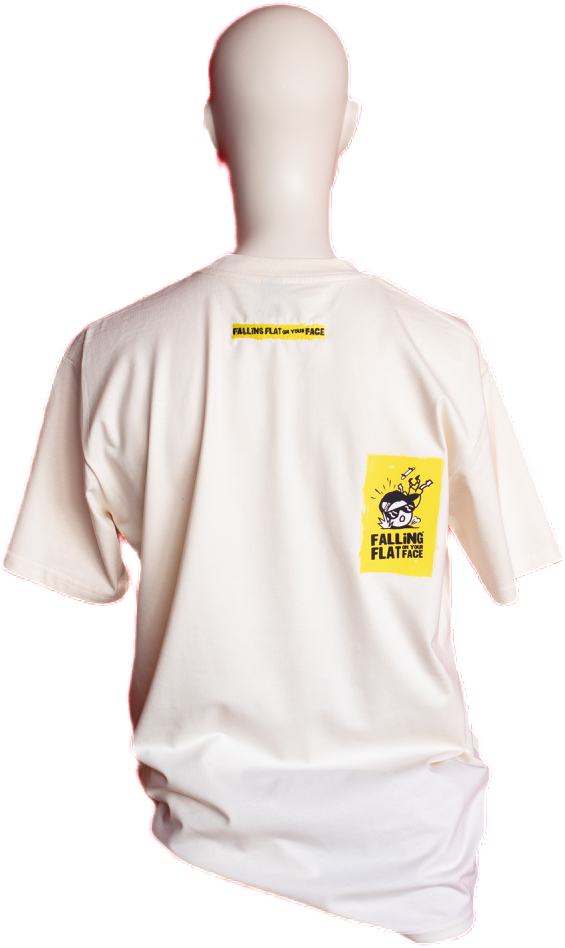 Classic short sleeved Tee Shirt (Large Front Print, small back prints)