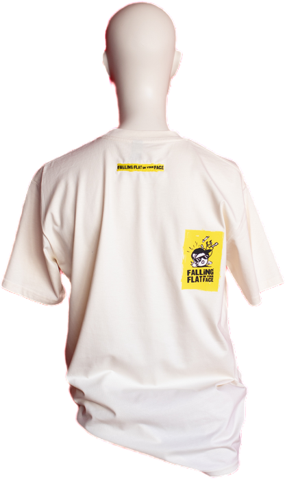 Classic short sleeved Tee Shirt (Large Front Print, small back prints)