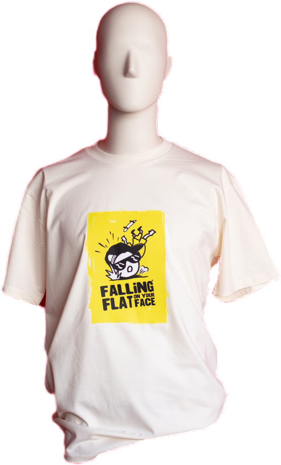 Classic short sleeved Tee Shirt (Large Front Print, small back prints)