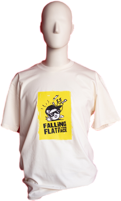 Classic short sleeved Tee Shirt (Large Front Print, small back prints)