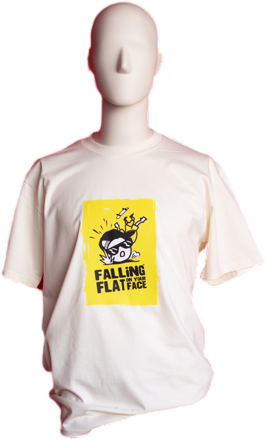 Classic short sleeved Tee Shirt (Large Front Print, small back prints)