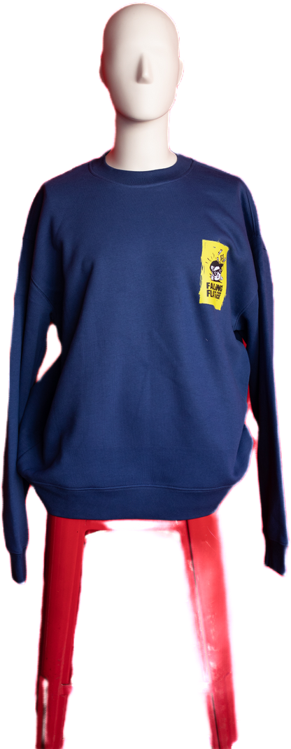 RelaXd Fit Crew Neck Sweatshirt (Large back Print, small front print)