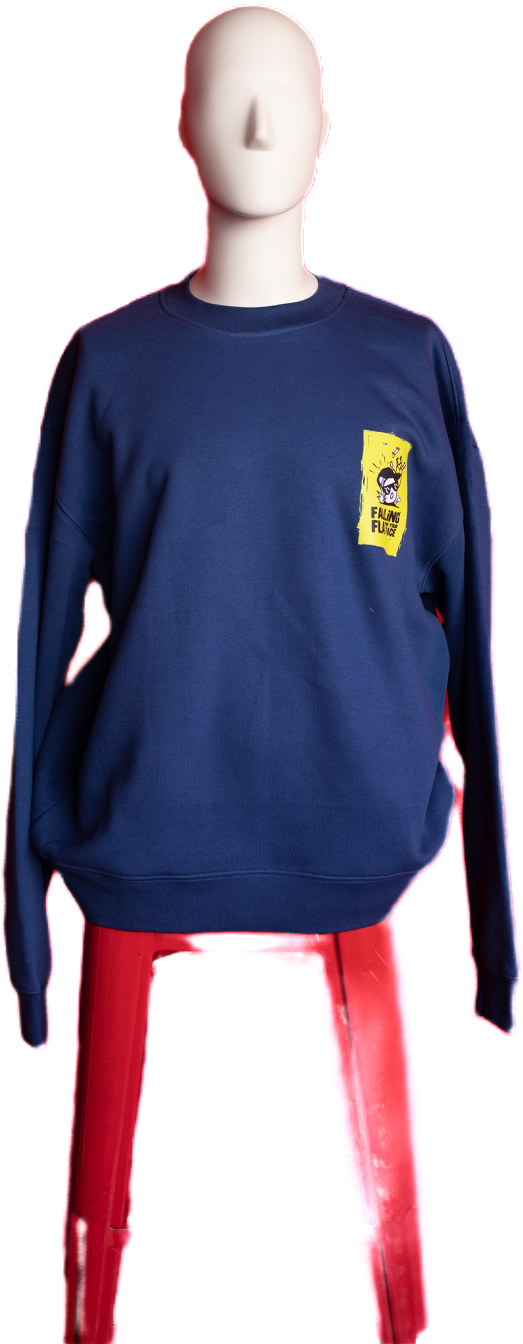 RelaXd Fit Crew Neck Sweatshirt (Large back Print, small front print)