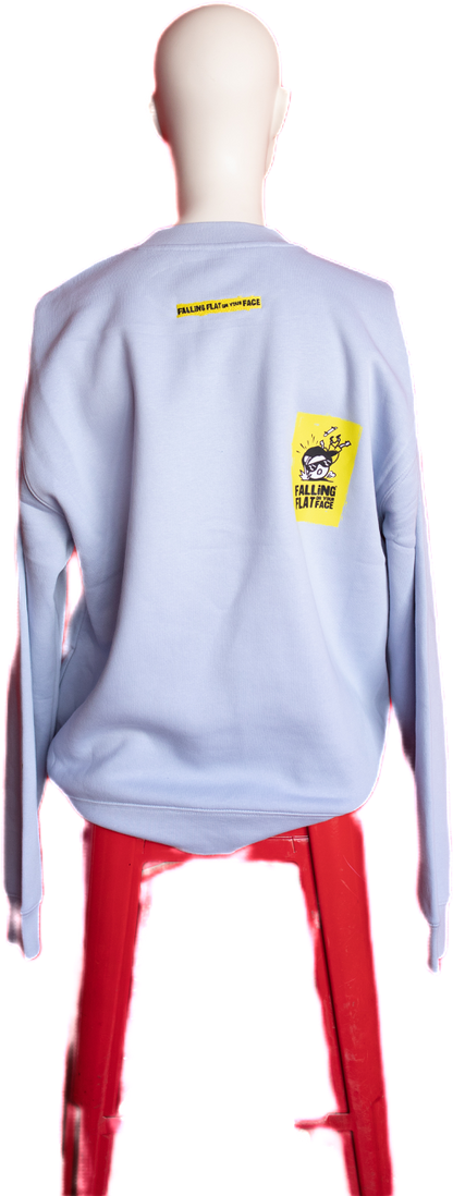 RelaXd Fit Crew Neck Sweatshirt (Large Front Print, small back prints)