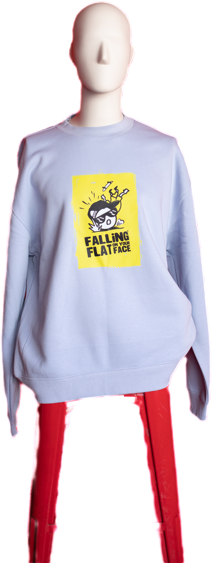 RelaXd Fit Crew Neck Sweatshirt (Large Front Print, small back prints)